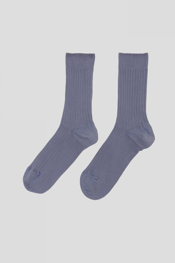 BASERANGE Cotton Socks Collection BAS-KOAS-CR-AU23-HAILAN Ocean Blue KARS-CR-AU23